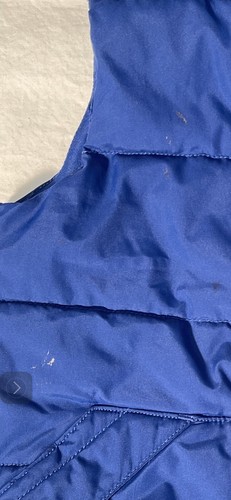 Gymboree Kids Boy's Puffer Vest zip up button Dark BLUE Size XS (3-4) pockets - Picture 7 of 7