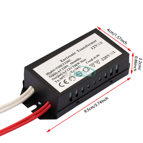 60/120/160W AC110V/220V To AC12V Halogen Lamp Light Electronic Transformer - Picture 4 of 28