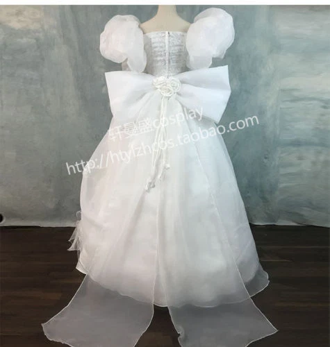 Enchanted Giselle Dress TEAL PRINCESS Costume Cosplay Wedding Ball Gown - Picture 5 of 7