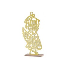 6pc Gold Angel Girl Wood Favor Baptism Centerpiece Bautizo Communion