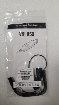 VXi X50-G USB Adapter Enabler Lower Cord w/o Controls - 6 Ft. (203774) New