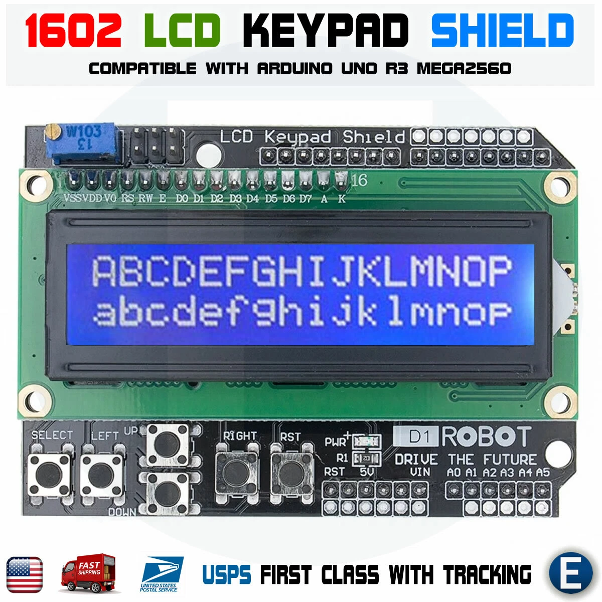 Robot lcd. Lcd keypad shield 1602. lcd keypad shield 1602 схема. lcd keypad shield теплица. drive the future d1 robot lcd keypad shield.