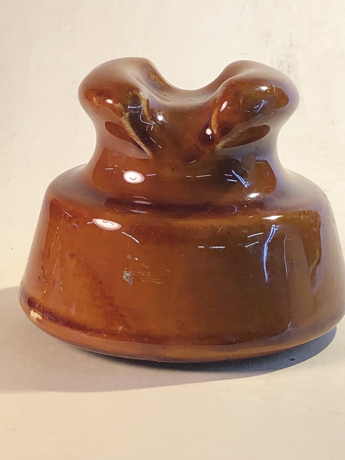 Vintage Electrical Insulator LAPP 1930 Pole Threaded Ceramic Glaze eBay