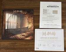 DEF LEPPARD SIGNED DRASTIC SYMPHONIES COA & PICTURE DISC VINYL BAS Beckett Auto