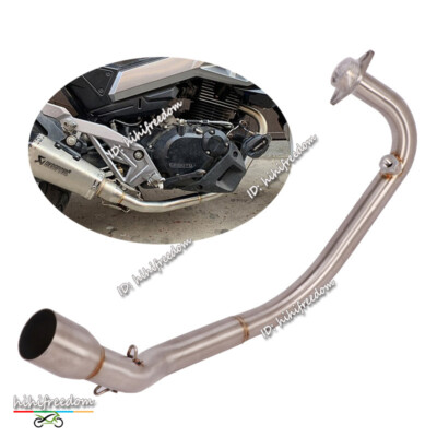 Slip On For CF-Moto ST125 Exhaust System Header Front Link Pipe Motorcycle Tube