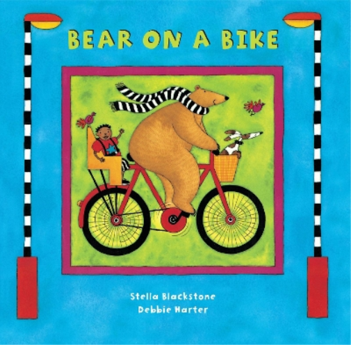 Stella Blackstone Bear on a Bike (Libro di cartone)