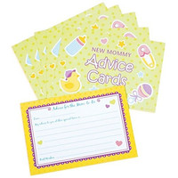 Amscan Delightful Mommy Advice Cards Baby Shower Game Party Novelty Favors ( Amscan Delightful Mommy Advice Cards Baby Shower Game Party Novelty Favors (