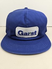 VTG USA MADE Garst Farm Seed Trucker Hat Snapback Cap Vintage