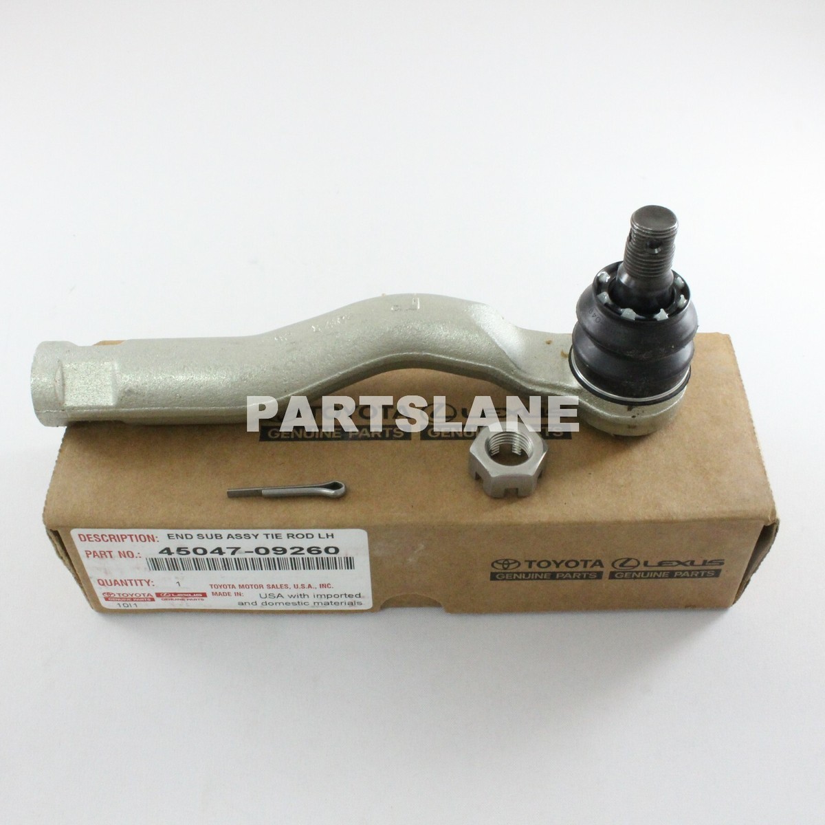 ron様用 Toyota Sequoia Tundra OEM Genuine Left LH Tie Rod End 45047