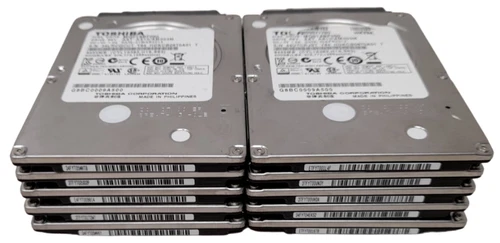Job Lot 10 X Toshiba MQ01ABF050 7mm 500GB 5400RPM Sata 2.5" Hard Drives