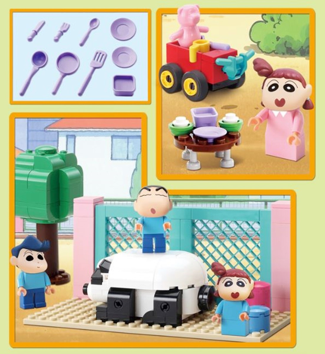 Oxford Crayon Shin-Chan PLAYGROUND Brick Building Block