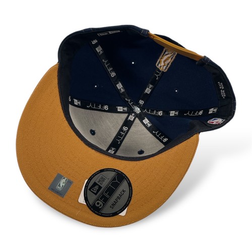 Cappello Miami Heat New Era Denim Blu Marrone Logo 9Fifty Cap Snapback - Foto 5 di 7
