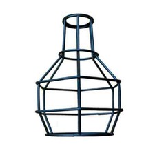 Metal Wire Cage Easy Fit Lampshade Hanging Lamp Shade Vintage Ceiling Lightshade
