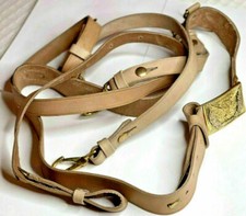 American Civil War Union Officers Natural Leather Sword Belt With Eagle Buckle