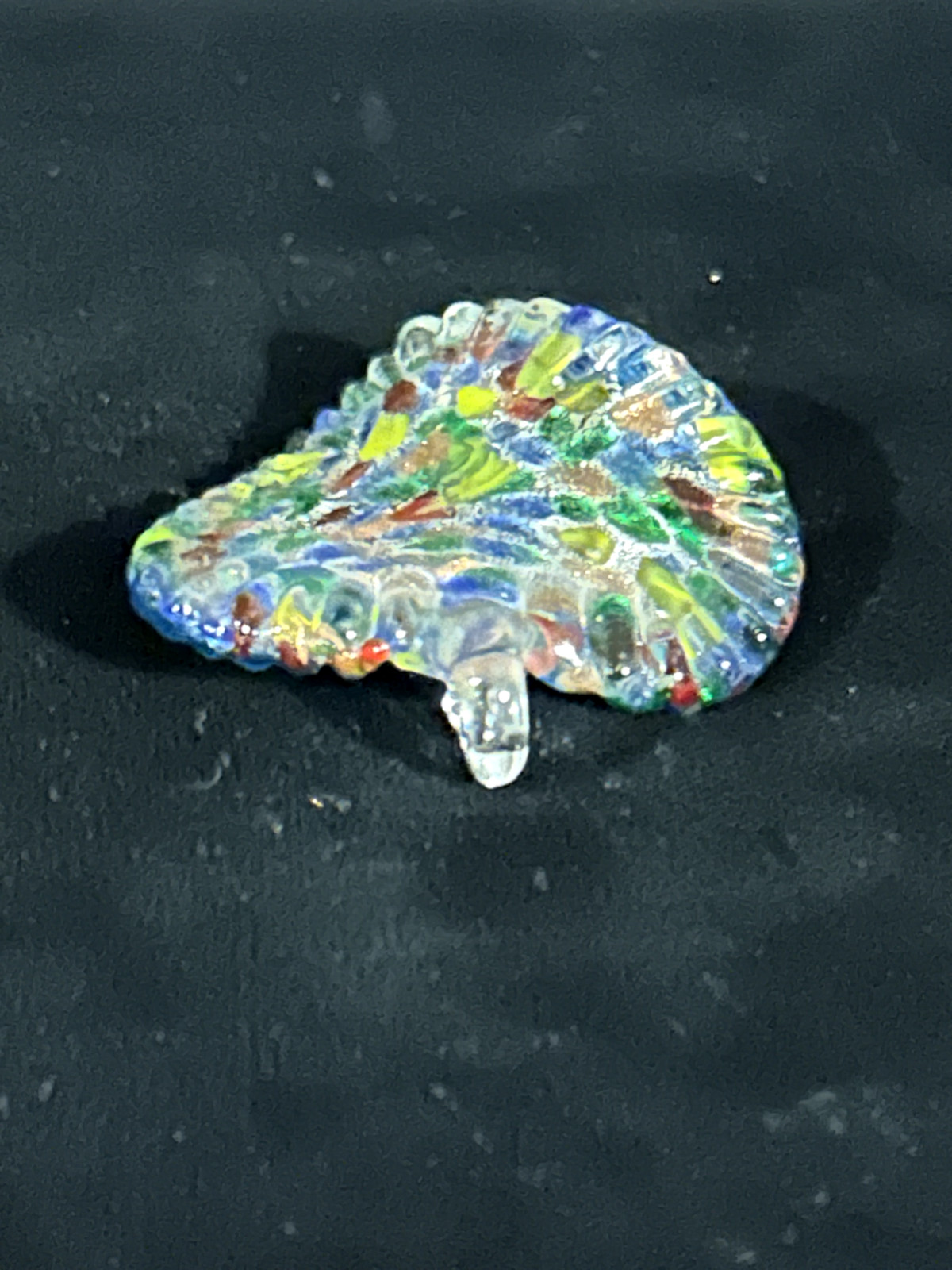 Murano Style Blown Glass Necklace Pendant Charm Beautiful Colors!!