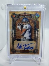 Cole Turner 2022 Wild Card 5 Card Draw Autograph 1/5 SSP #59 Commanders Nevada