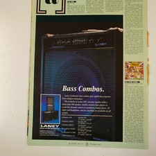 21x30cm magazine cutting 1992 LANEY BASS COMBOS , LINEBACKER