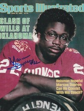 MARCUS DUPREE  OKLAHOMA SOONERS  SPORTS ILLUSTRATED COVER SIGNED 8x10