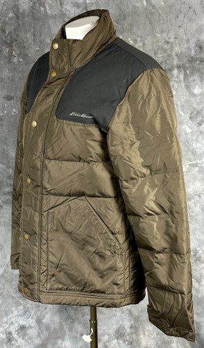 Eddie Bauer Men's Olive Green 650 Down Filled Coat sz S (14842) - Picture 2 of 11