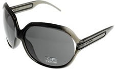 Gianfranco Ferre Sunglasses Women Black Grey Transparent Square FF686 01
