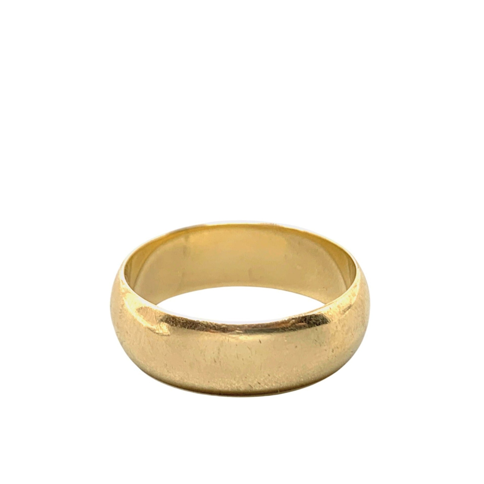 Keepsake 14K Gold 6.5mm Wedding Band Gem