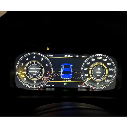 Cuadro de instrumentos calibre 12,3"" LCD tablero cabina virtual para VW Golf 7 MK7 - Imagen 11 de 20