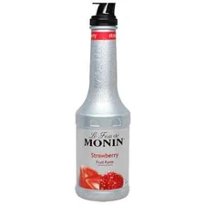 Monin Strawberry Fruit Puree (1L), H-Puree, Strawberry