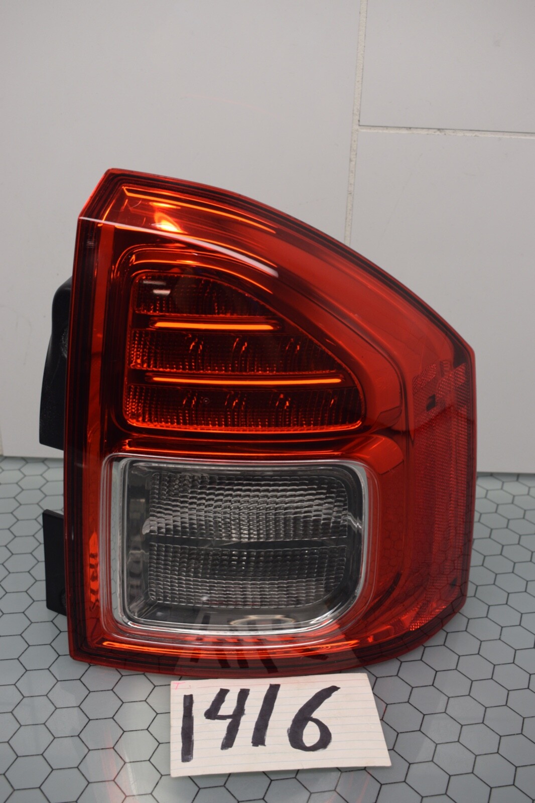 11 12 13 Jeep Compass PASSENGER Side Tail Light Used Rear Lamp #1416-T
