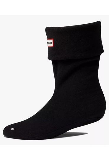 Kids Hunter Socks Black Fleece Rain Boot Socks Size Large - Picture 2 of 6
