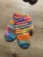 HAND MADE CROCHET SLIPPERS MENS SIZE 9-12