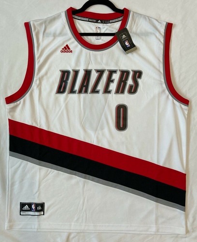 DAMIAN LILLARD ADIDAS PORTLAND TRAIL BLAZERS NBA XL OR 2XL, GENUINE JERSEY NICE! - Picture 2 of 4