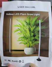 4 Total 48" LED Grow Lights Indoor Plants Stands Full Spectrum Wide Vertical