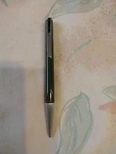 GENUINE MONTBLANC 780 OLIVE GREEN RESIN & SILVER METAL BALL POINT PEN GERMANY 
