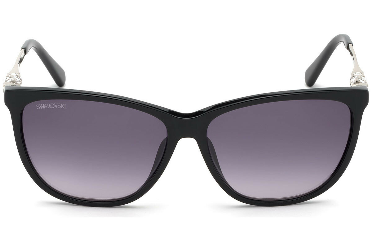 SWAROVSKI SK225 01B Black Plastic Sunglasses Frame 56-13-135