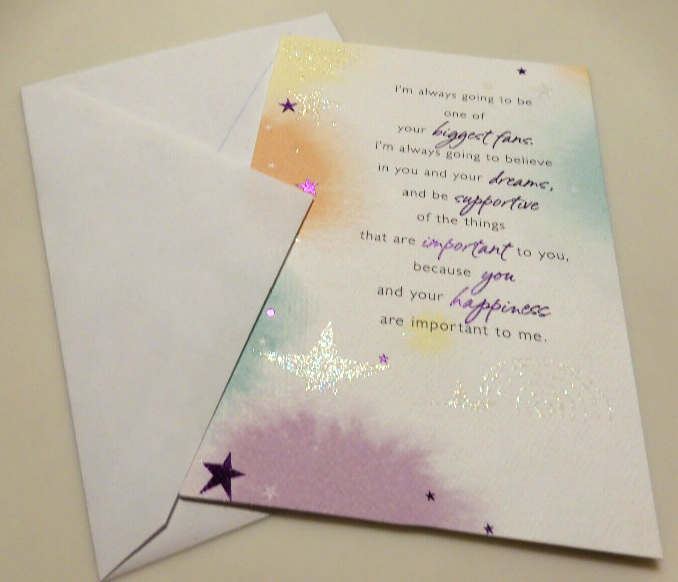 3 Cards American Greetings Encouragement Never forgot How Stong & Loved ...