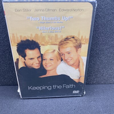Keeping the Faith (DVD, 2000) Comedy Ben Stiller Edward Norton Movies -NEW