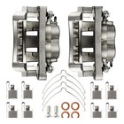 2PCS Front Brake Calipers w/Bracket for Ford Excursion Ford F-250 Super Duty