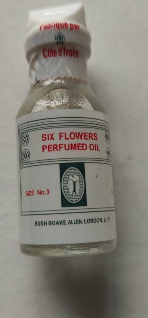 Original six Flowers perfume oil for Spiritual use for Luck, Favor and