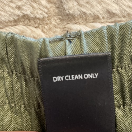 Pantalon Torrid femme taille 26 R jambes larges lin mélangé élastique dos taille carrière neuf avec étiquette - Photo 15 sur 16