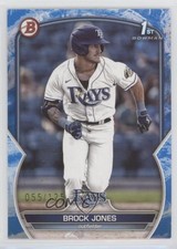 2023 Bowman Prospects Blue Pattern 55/125 Brock Jones #BP-115 02d2