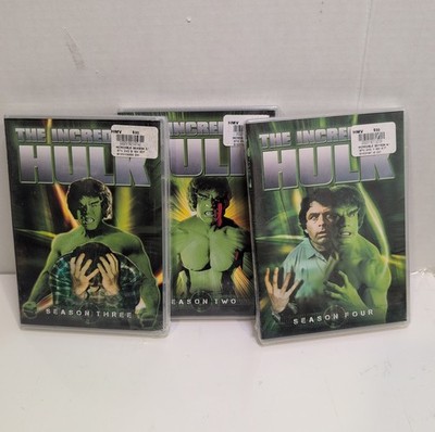 THE INCREDIBLE HULK BOX SETS SEASON 2 3 4 Brand New Sealed