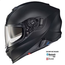 NUEVO Casco de calle para motocicleta Scorpion EXO T520 con kit Bluetooth EXO-COM talla XXL