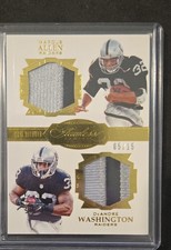 2016 Panini Flawless - Dual Diamond Mem M. Allen, D. Washington Raiders HOF /15