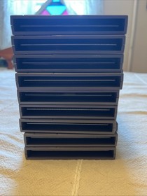 Lot Of 9 Nintendo NES Games Cartridges Only - Mario 1 2 Bubble Bobble TMNT Ninja