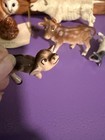 Vintage Mix of Cow related miniatures. Calf front legs broken Owl Hagen Renaker — photo 9