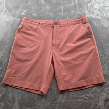 Faherty Shorts Mens 36 Pink All Day Chino Stretch 9 Inseam Summer Casual