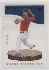2021 Panini Chronicles Magnitude Red 13/100 Shane Bieber #45 3c2