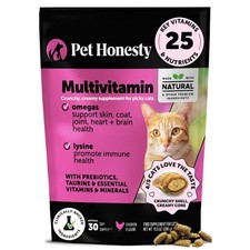 Cat Multivitamin Crunchy  Creamy Chews - Treats for Health  30ct