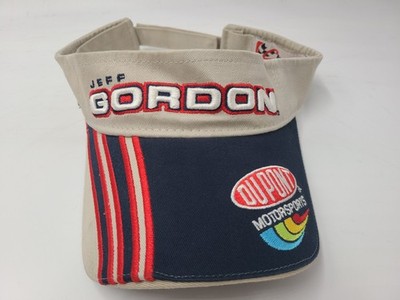 Vintage Jeff Gordon #24 DuPont Motorsports Chase Visor Adjustable Hat Cap NASCAR