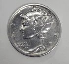 1942 p Mercury Dime Silver Coin Philadelphia